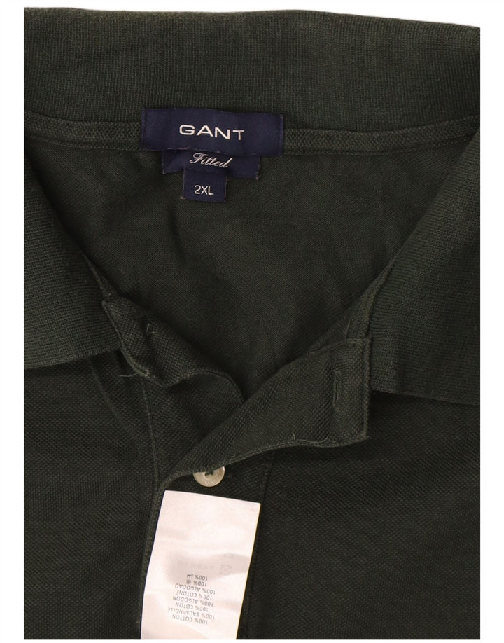 Gant Poloshirt med 2XL grøn bomuld til mænd