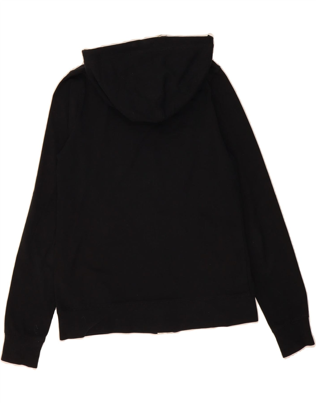 NIKE Womens Zip Hoodie Sweater UK 12 Medium Black Vintage Nike and Second-Hand Nike from Messina Hembry 
