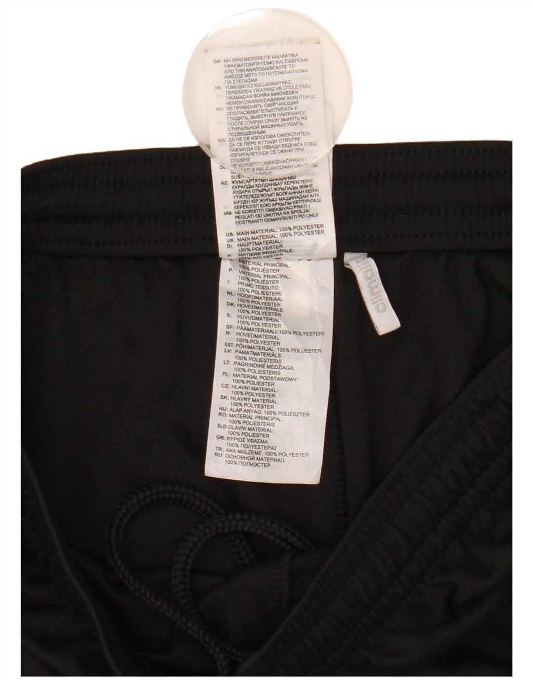 Adidas drenge Climalite grafiske sportsshorts 13-14 år sort polyester