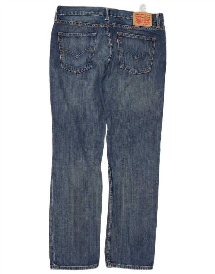 Levi's Herre 514 Straight Jeans W34 L32 Blå Bomuld