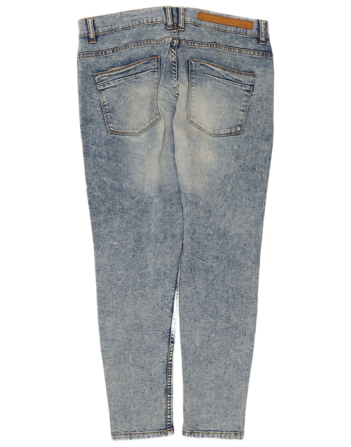 Zara Herre tilspidsede jeans W34 L26 Blå