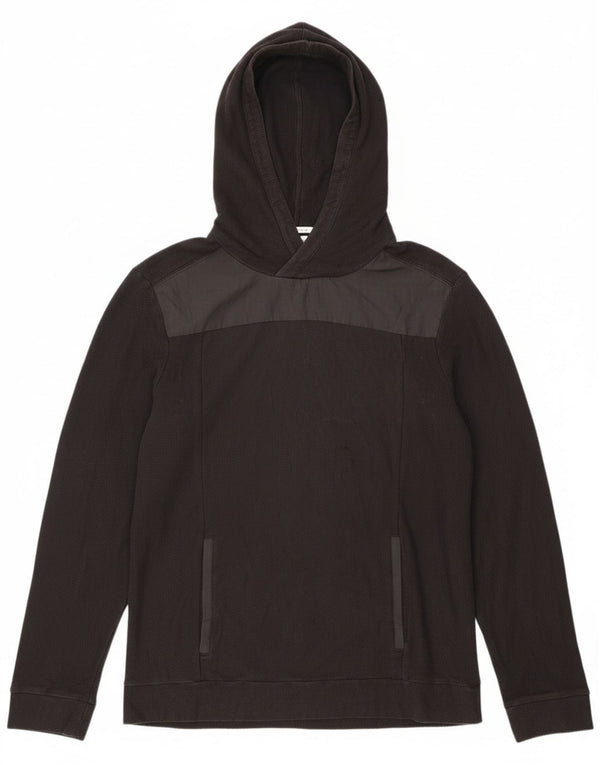 Calvin Klein Herre hættetrøje Jumper Medium Sort Colourblock