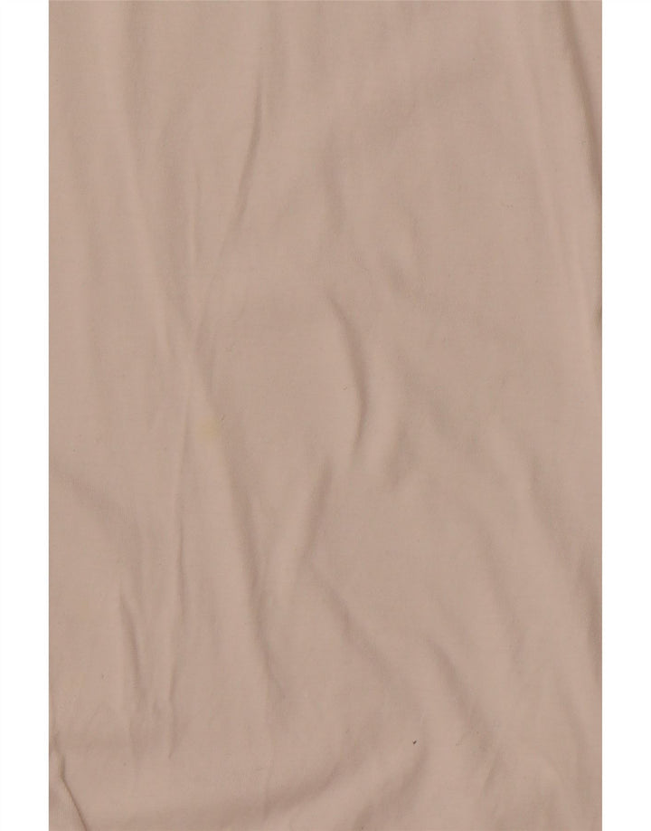 SHAMP Grafisk poloshirt til mænd EU 48 Medium hvid geometrisk bomuld