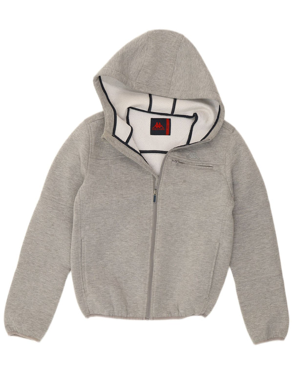 Kappa Dame Hættetrøje Sweater UK 10 Lille Grå