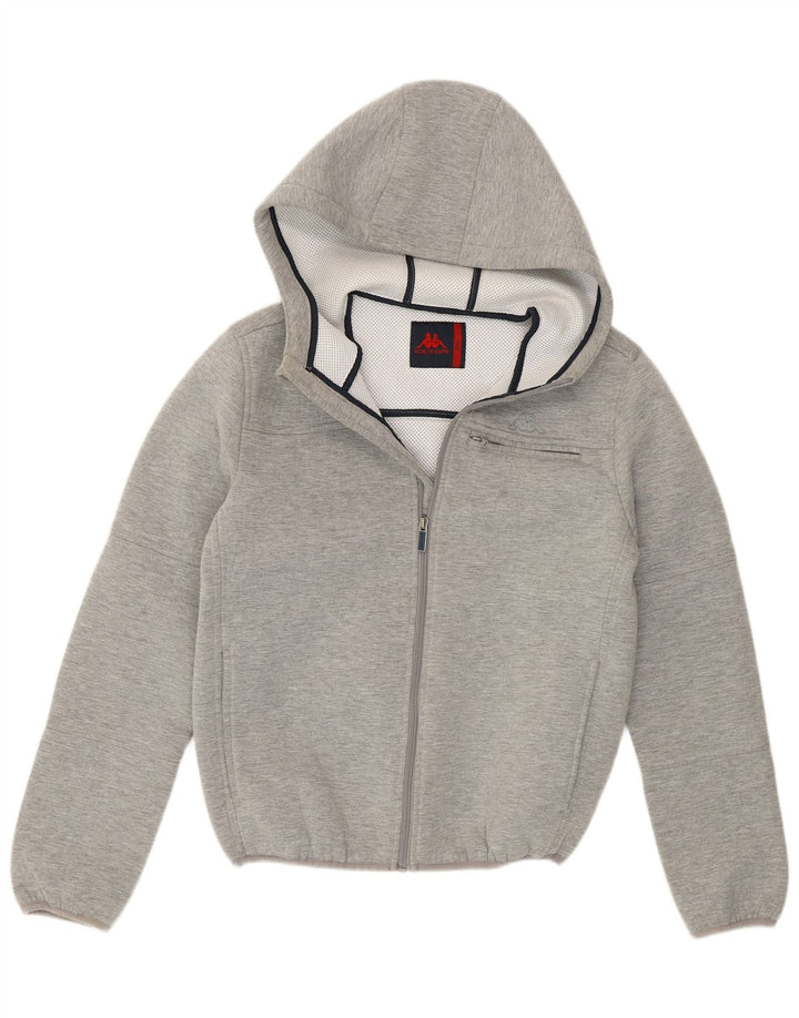 Kappa Dame Hættetrøje Sweater UK 10 Lille Grå