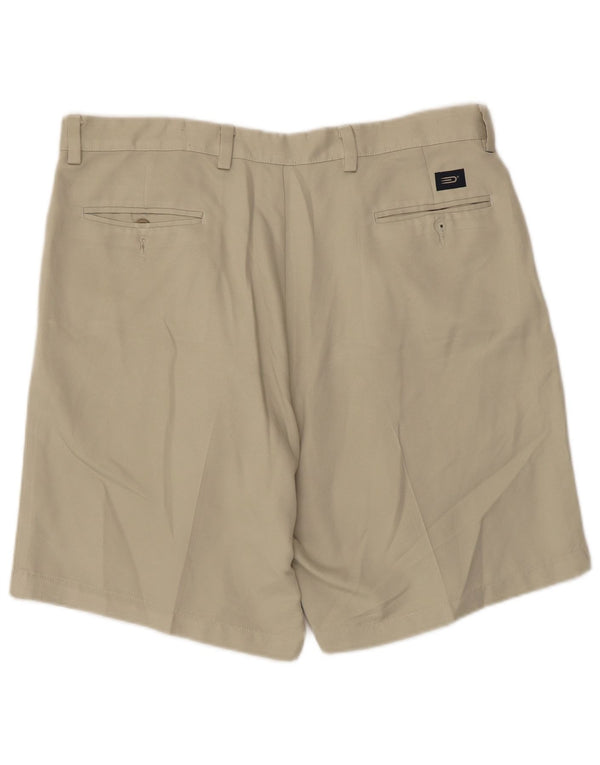 Dockers Herre Pegged Chino Shorts W36 Large Beige Polyester