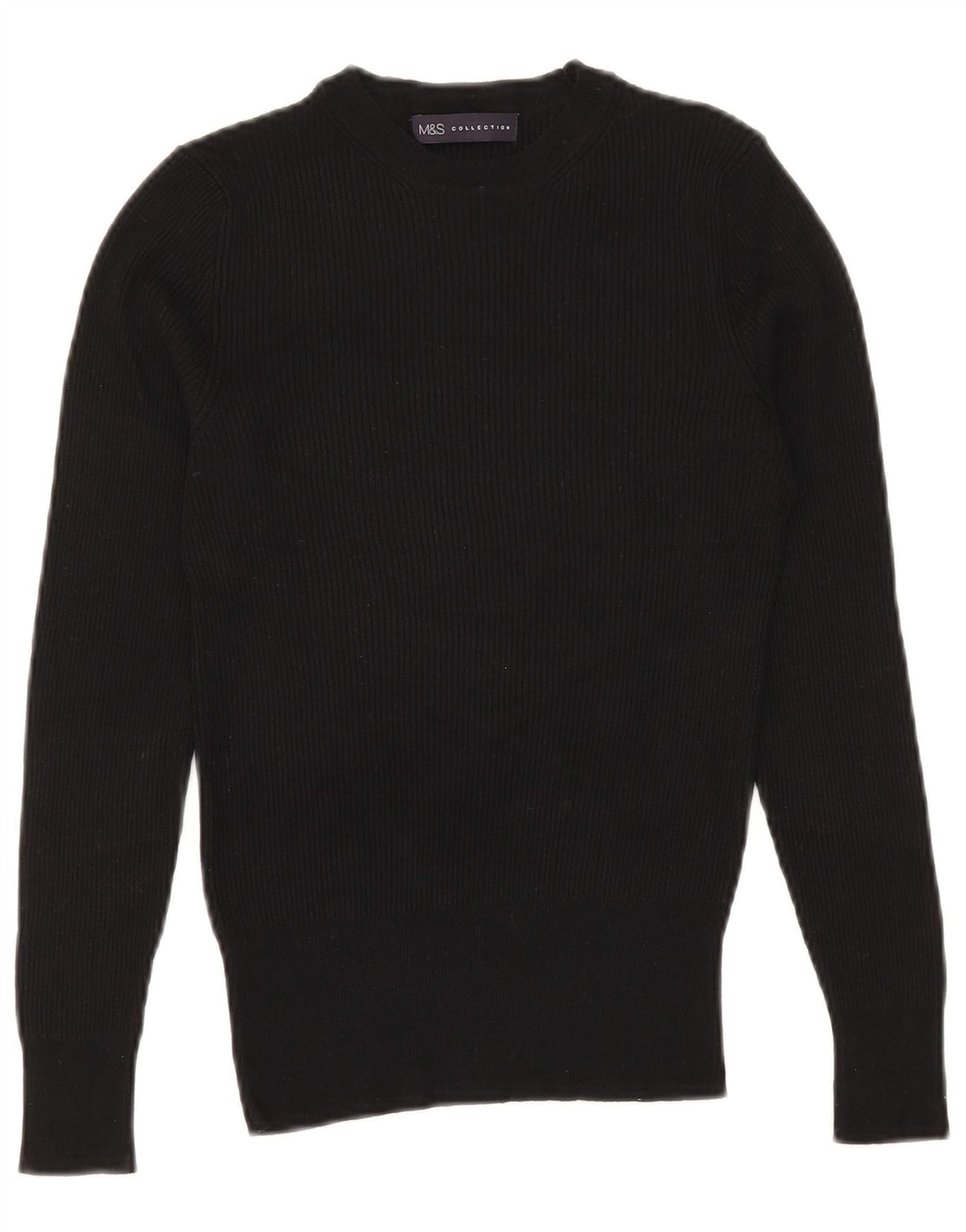 Marks & Spencer Dame sweater med rund hals DK 10 Lille sort