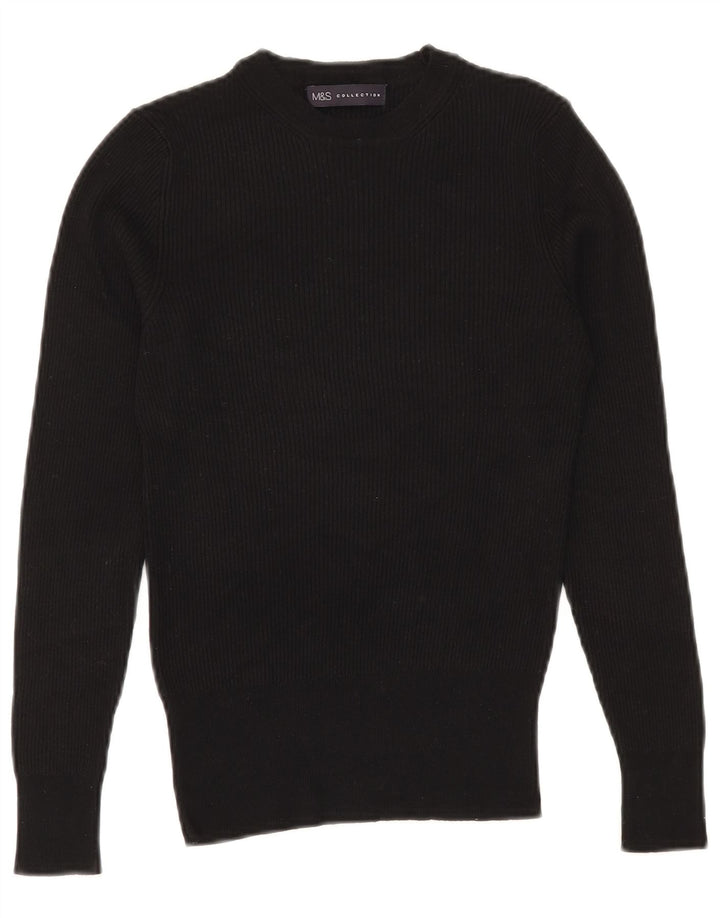 Marks & Spencer Dame sweater med rund hals DK 10 Lille sort
