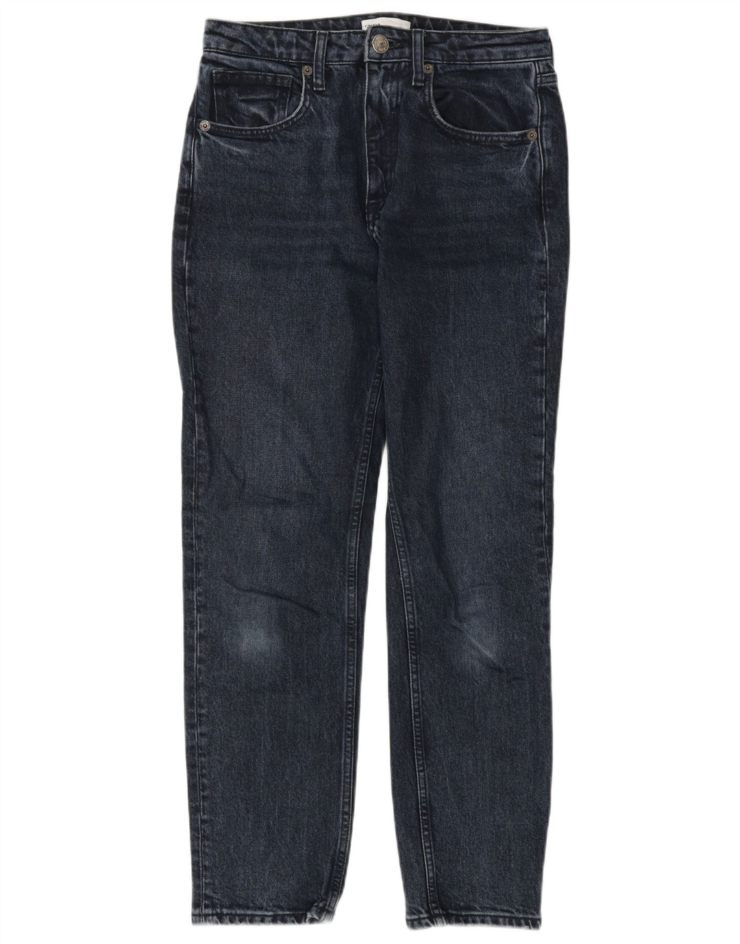 Zara Dame Slim Jeans EU 36 XS W26 L28 Marineblå