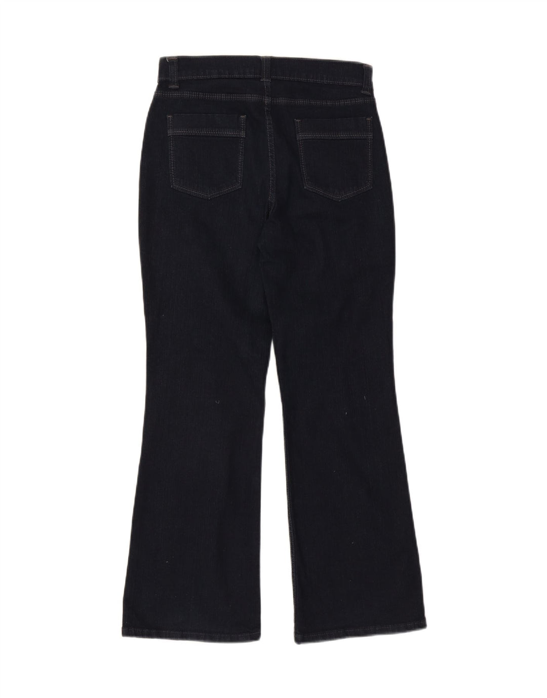 Marks & Spencer Dame Short Bootcut Jeans UK 10 Small W27 L28 Navy Blue