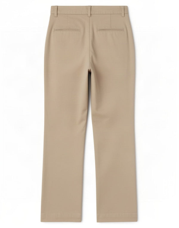 Zara Dame Bootcut Suit Bukser XS W24 L31 Beige