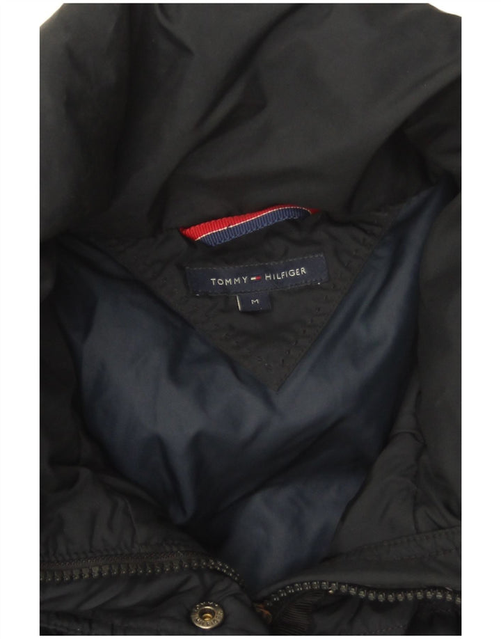 Tommy Hilfiger Dame Polstret Frakke UK 14 Medium Navy Blue Polyester