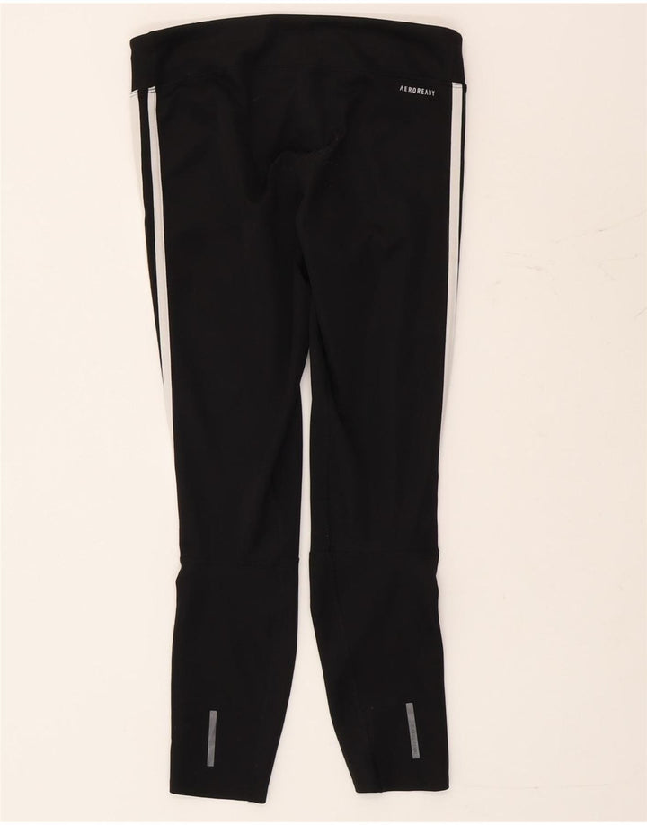 Adidas Aeroready Leggings til kvinder UK 8/10 Small Black Polyester