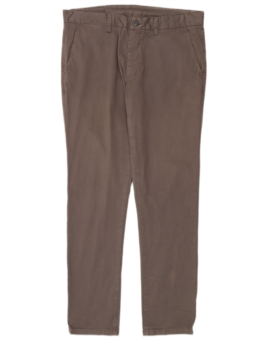 Sun68 Herre Slim Chino Bukser W38 L34 Grå Bomuld