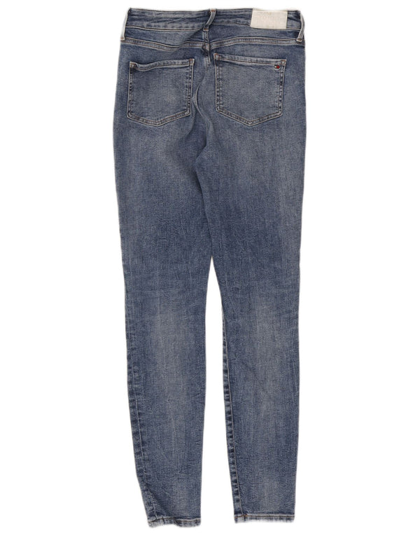 Tommy Hilfiger Dame Harlem Skinny Jeans W29 L29 Blå Bomuld