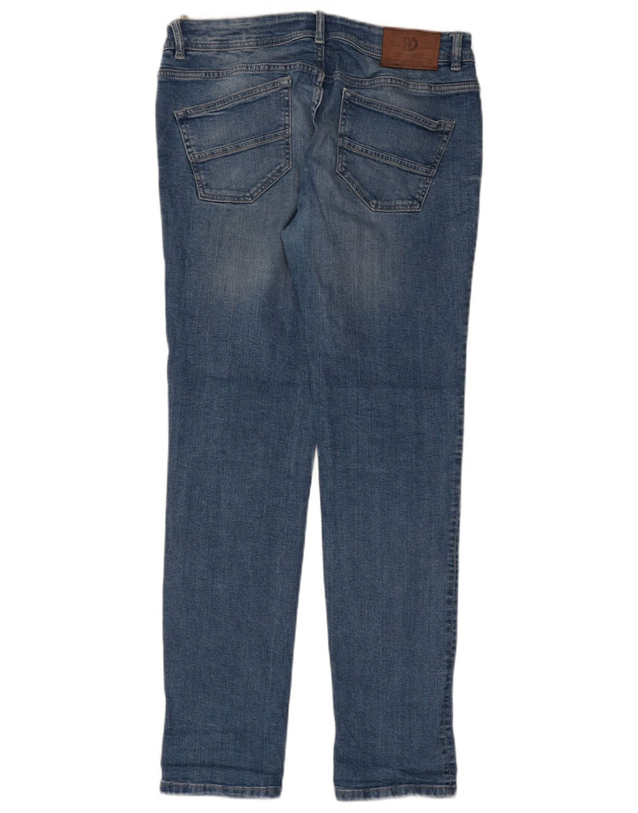 Dacks Herre Slim Jeans IT 50 Large W34 L32 Blå Bomuld