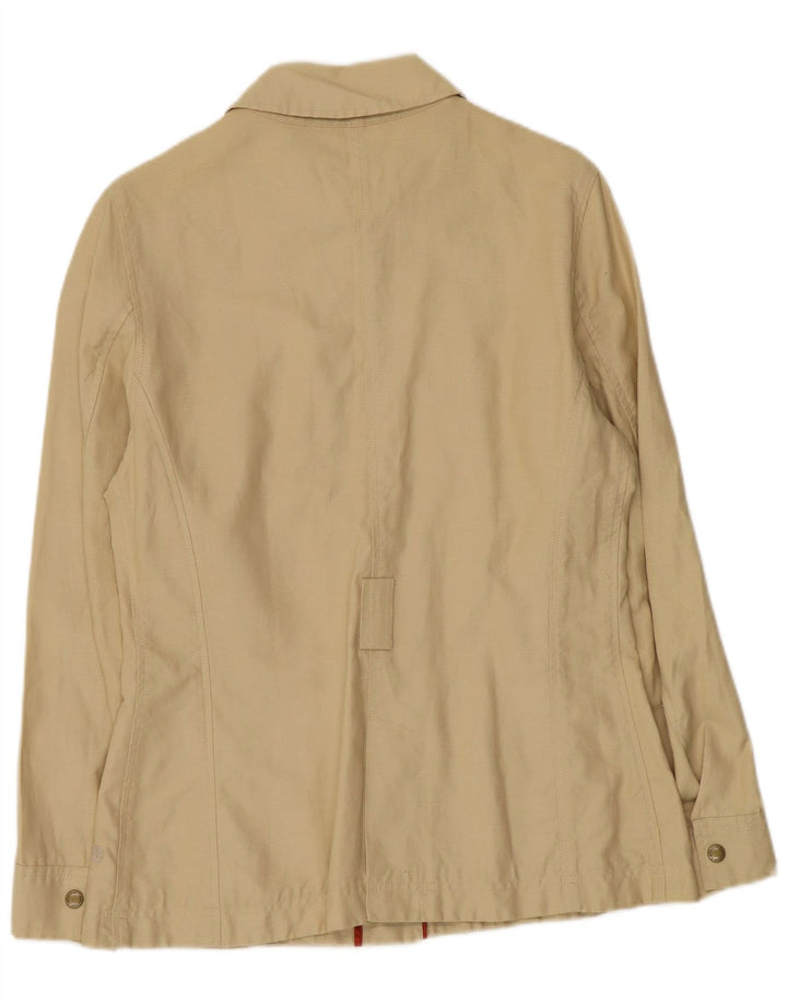 Timberland Womens Utility Jacket UK 14 Large Beige Linen