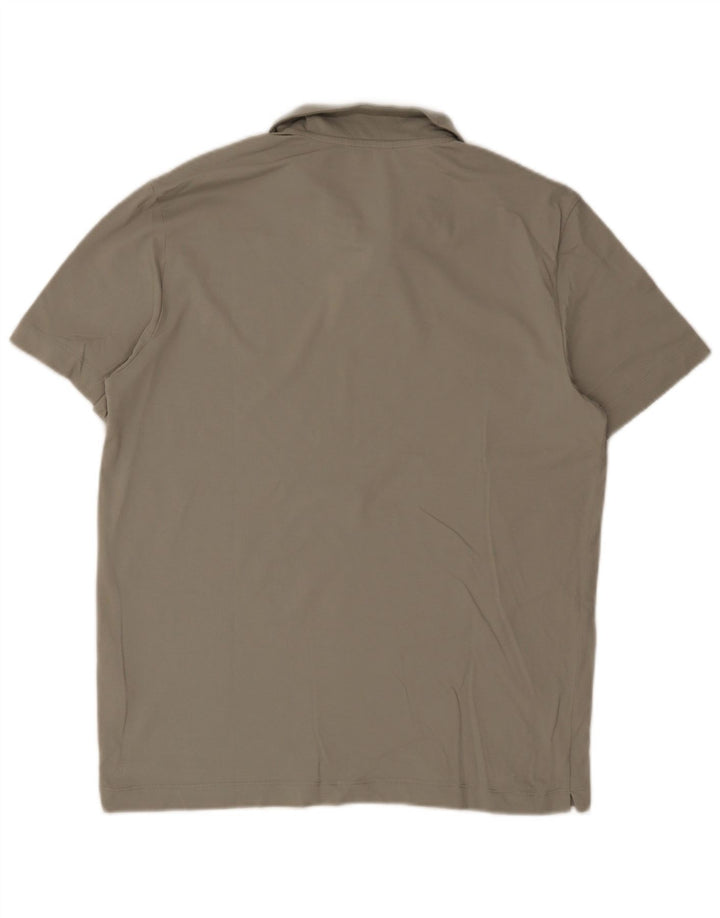 Massimo Dutti Herre Polo Shirt XL Khaki Bomuld