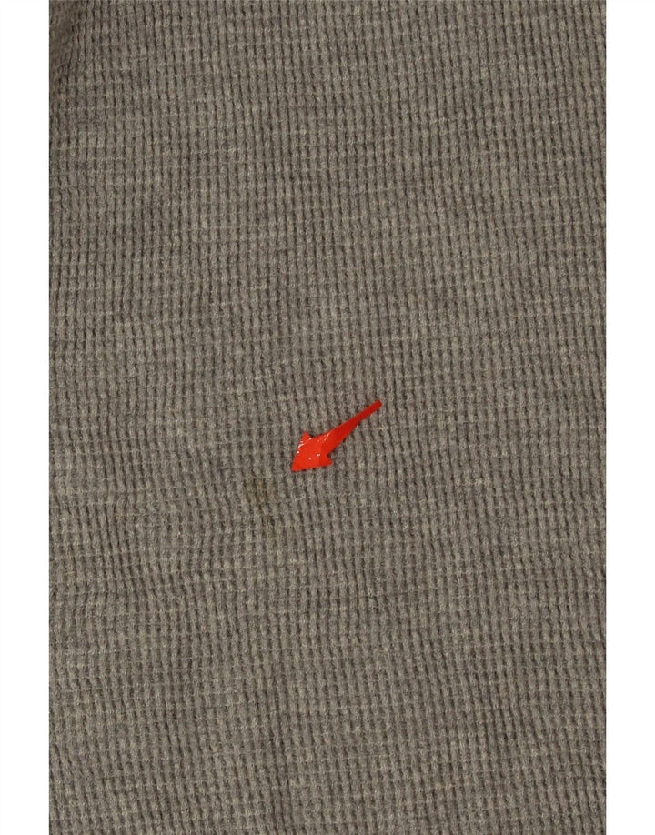 CHAPS Womens Roll Neck Top Long Sleeve UK 14 Medium Grey Cotton Vintage Chaps and Second-Hand Chaps from Messina Hembry 