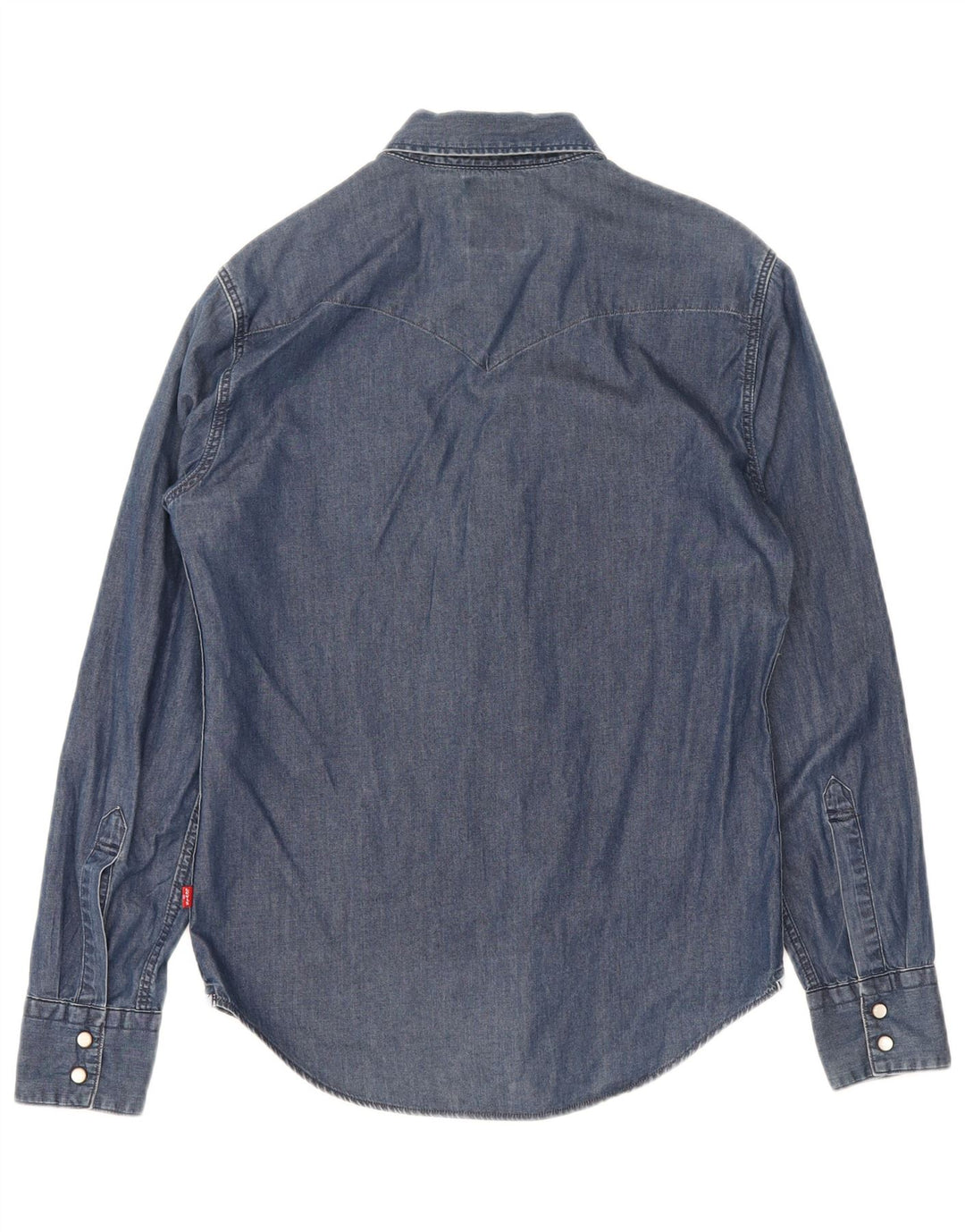 Levi's Slim Fit denimskjorte til mænd, lille marineblå bomuld