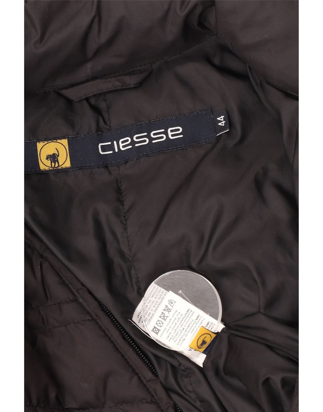 Ciesse Piumini Dame Polstret Frakke IT 44 Medium Sort Polyamid