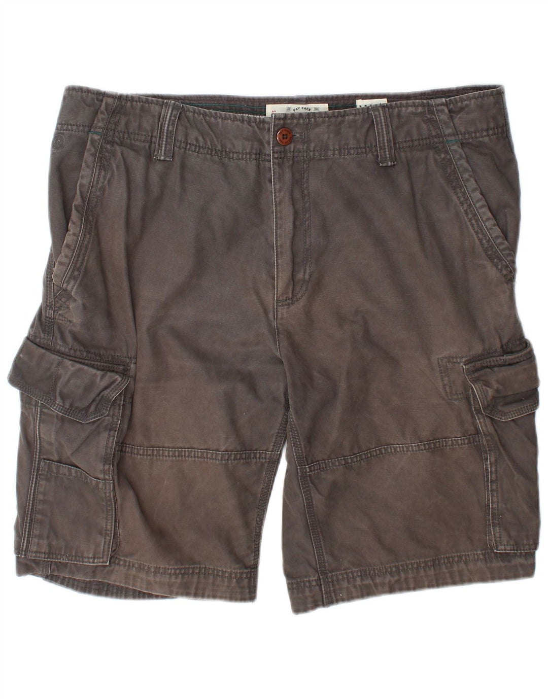 Fat Face Herre Cargo Shorts W38 XL Grå Bomuld