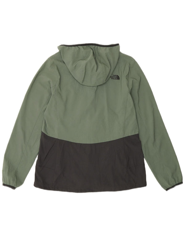 The North Face Dame træningsdragt Top Jacket UK 14 Medium Green Colourblock