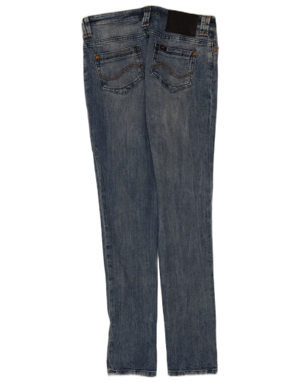 Lee Dame Skinny Jeans med lav talje W28 L34 Blå Bomuld