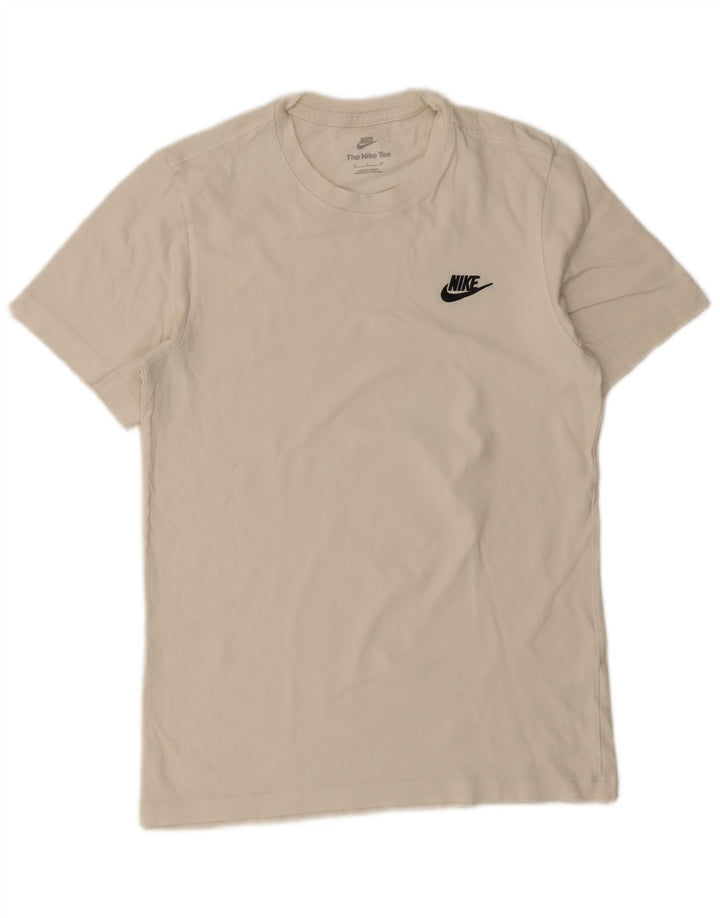 Nike herre T-shirt top lille hvid bomuld