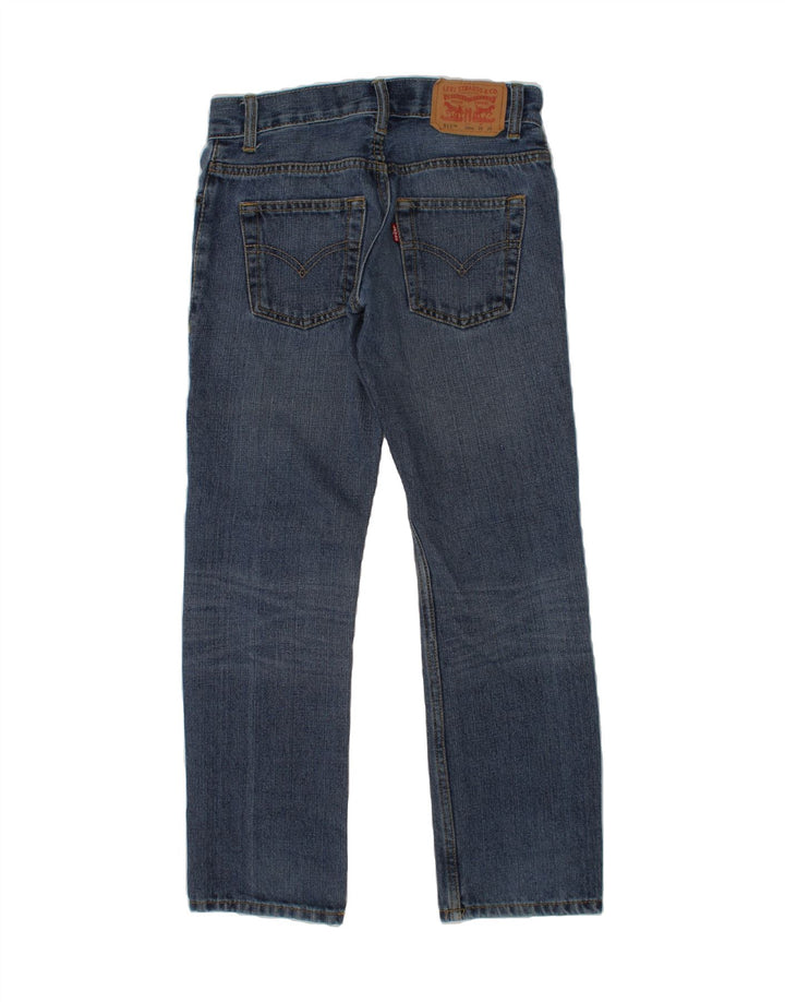 LEVI'S Boys 511 Slim Jeans 9-10 Years W25 L25 Blue Cotton Vintage Levi's and Second-Hand Levi's from Messina Hembry 