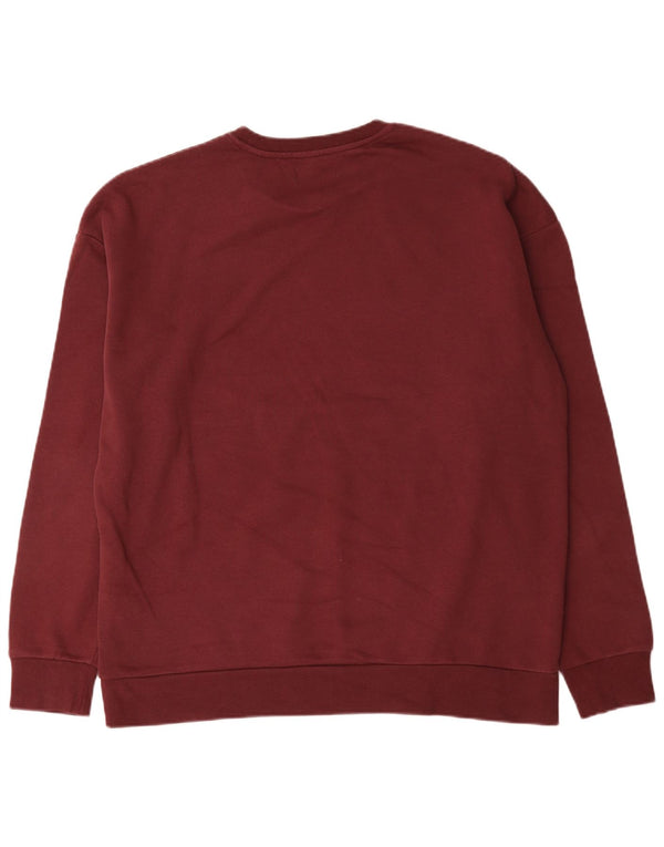 Jack & Jones Sweatshirt til mænd 2XL rødbrun bomuld