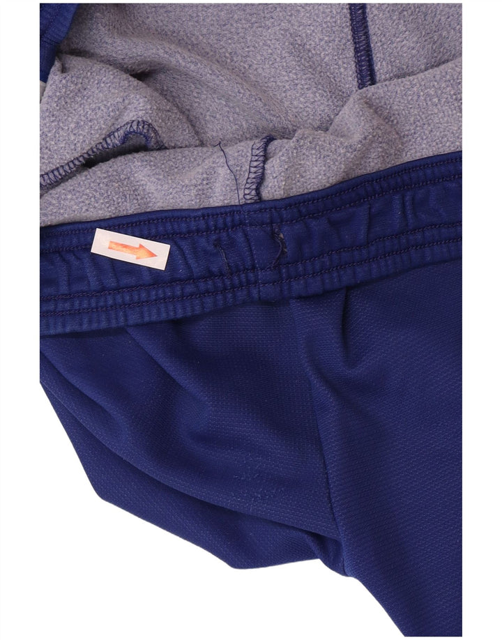 Adidas grafiske sportsshorts til mænd mellemblå polyamid