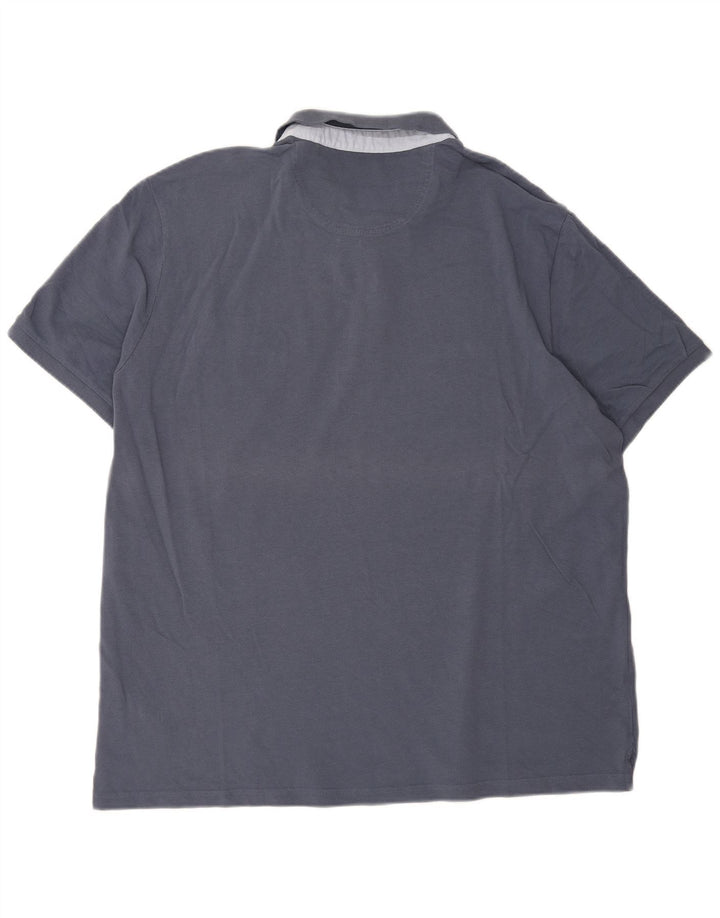 PIERRE CARDIN Poloskjorte til mænd 3XL Blå Bomuld