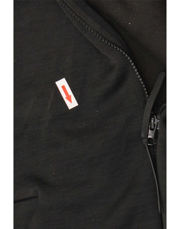 Adidas Hættetrøje med lynlås til mænd Medium Sort Flecked Polyester