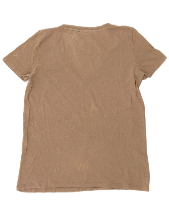 Zara T-Shirt Top UK 14 Medium Grå