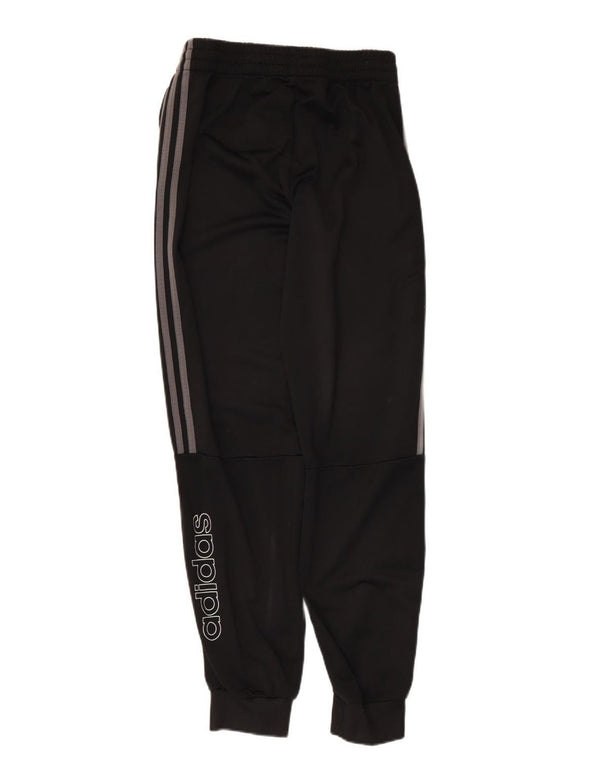 Adidas drenge grafisk træningsdragt bukser jogger 15-16 år sort polyester