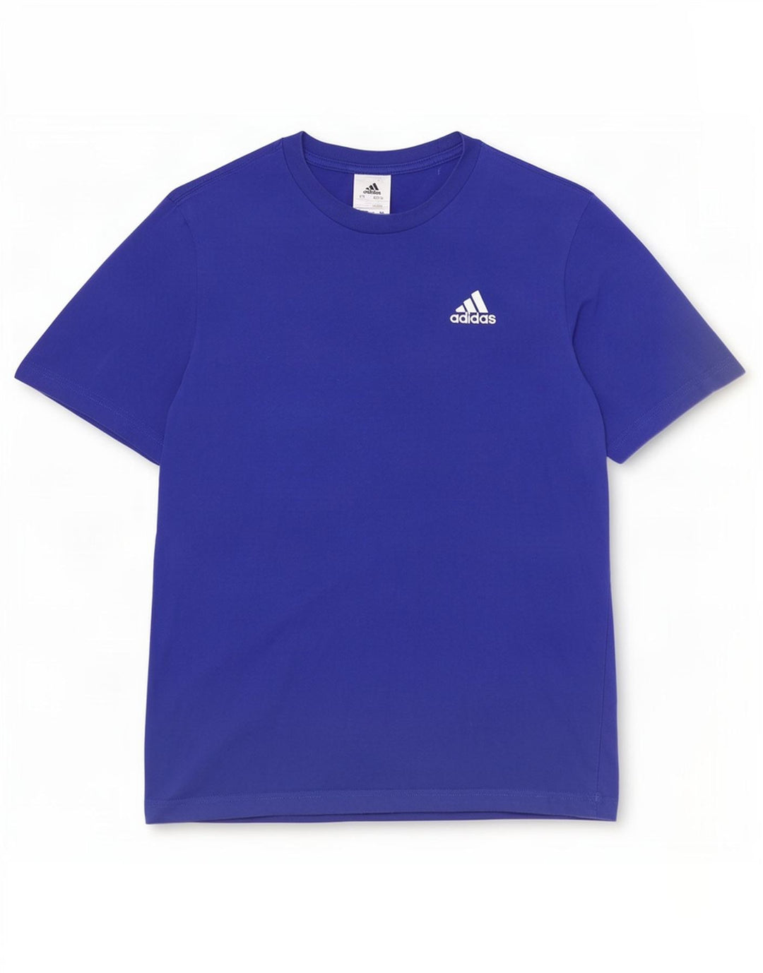 Adidas herre T-shirt top lille blå bomuld