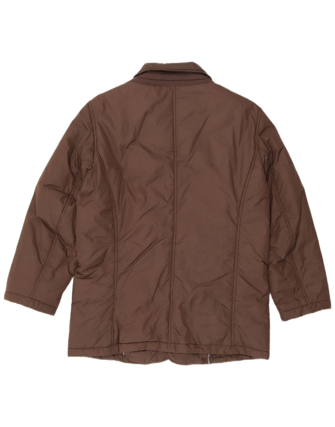 Geox Herre Regular Fit Polstret Jakke UK 38 Medium Brun