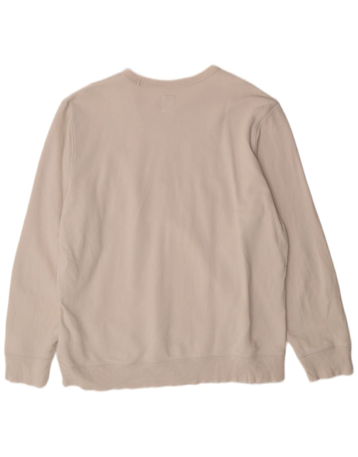 GAP Herre grafisk sweatshirt Jumper XL Hvid Bomuld