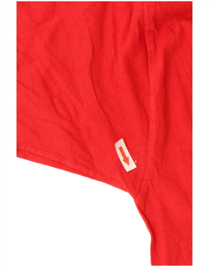 Adidas Herre Boston Red Sox Grafisk T-Shirt Top Stor Rød