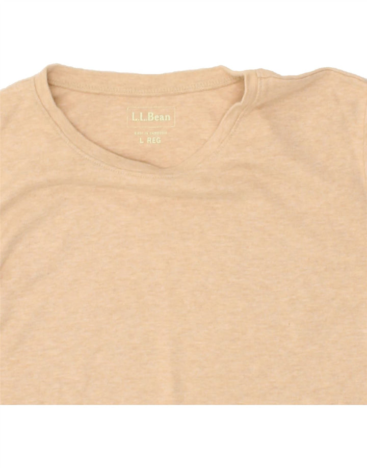 L.L.BEAN Womens Top Long Sleeve UK 16 Large Beige | Vintage L.L.Bean | Thrift | Second-Hand L.L.Bean | Used Clothing | Messina Hembry 