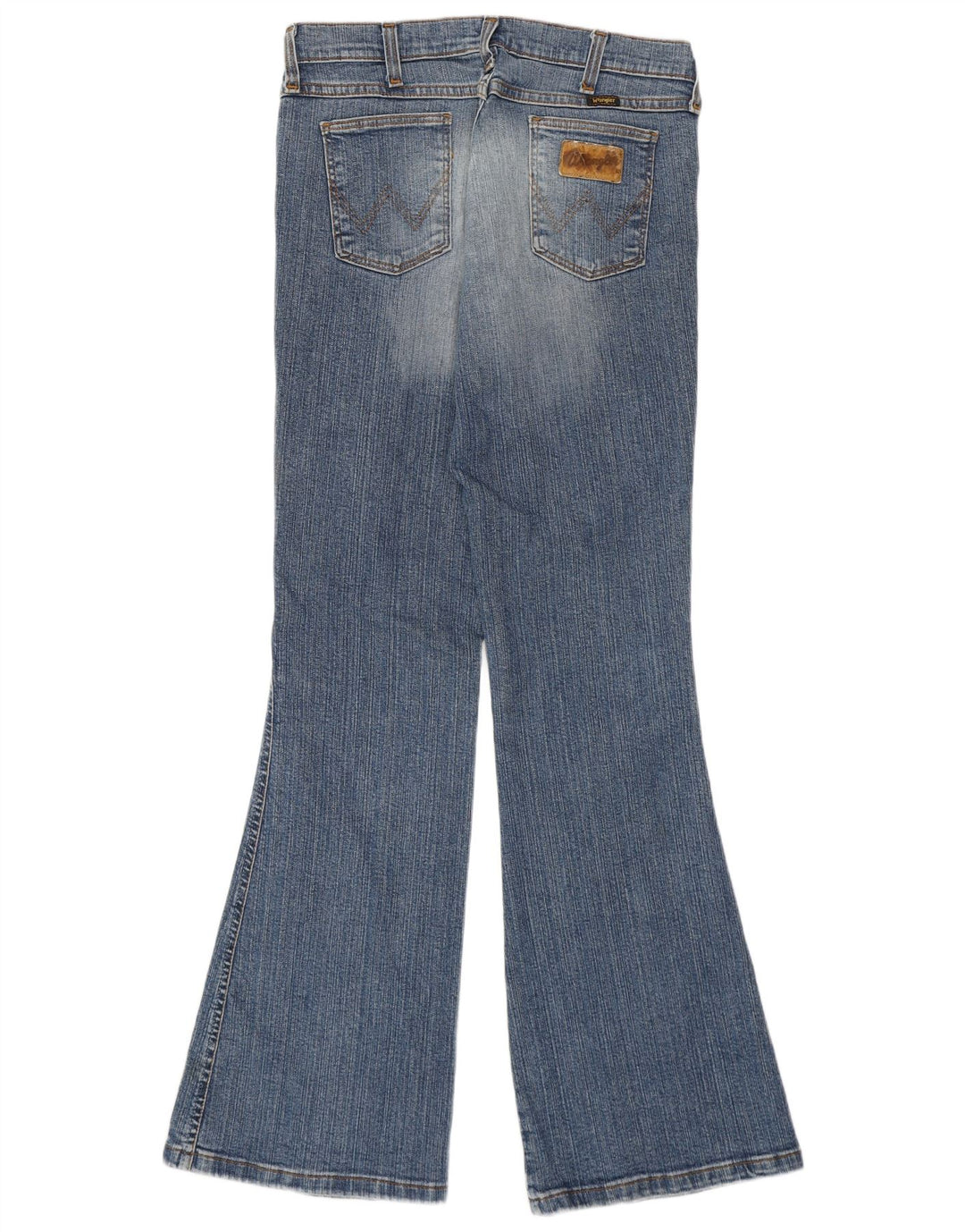 Wrangler Dame Flared Jeans W32 L32 Blå
