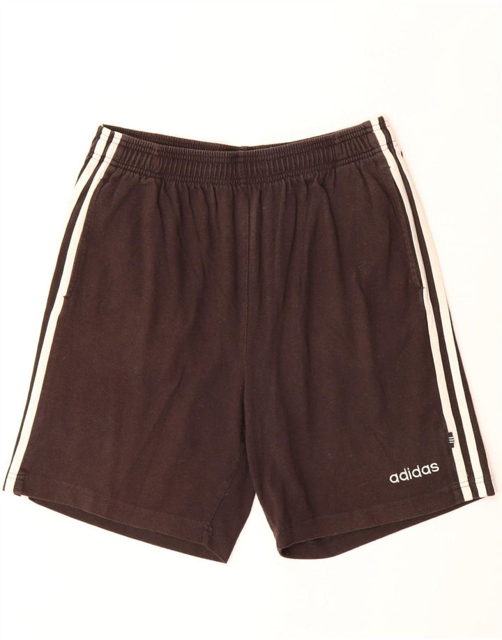 Adidas Herre Sportshorts Medium Sort Bomuld