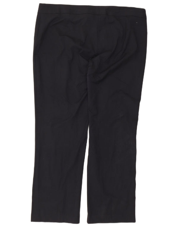 Marks & Spencer Lige fritidsbukser til kvinder UK 22 3XL W44 L32 Marineblå