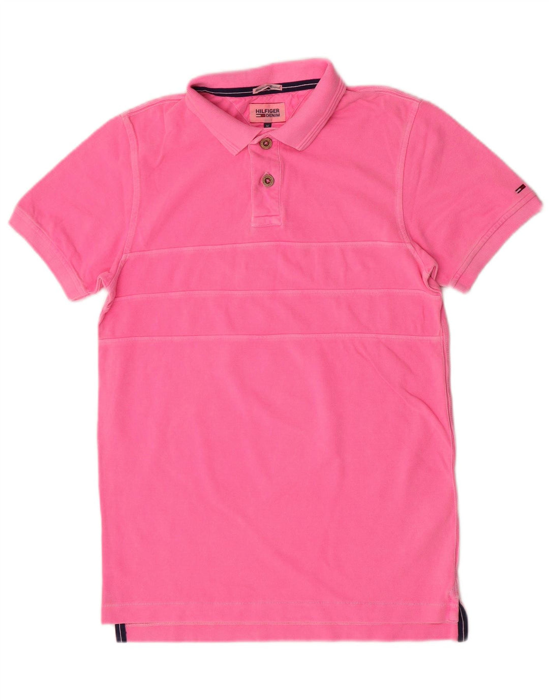 Tommy Hilfiger Herre poloshirt Medium Pink Bomuld