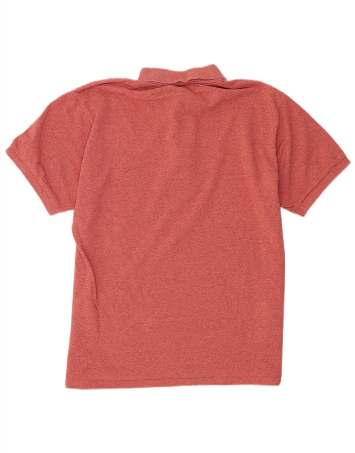 Lacoste Herre Classic Fit Polo Shirt Størrelse 5 Large Rød Bomuld