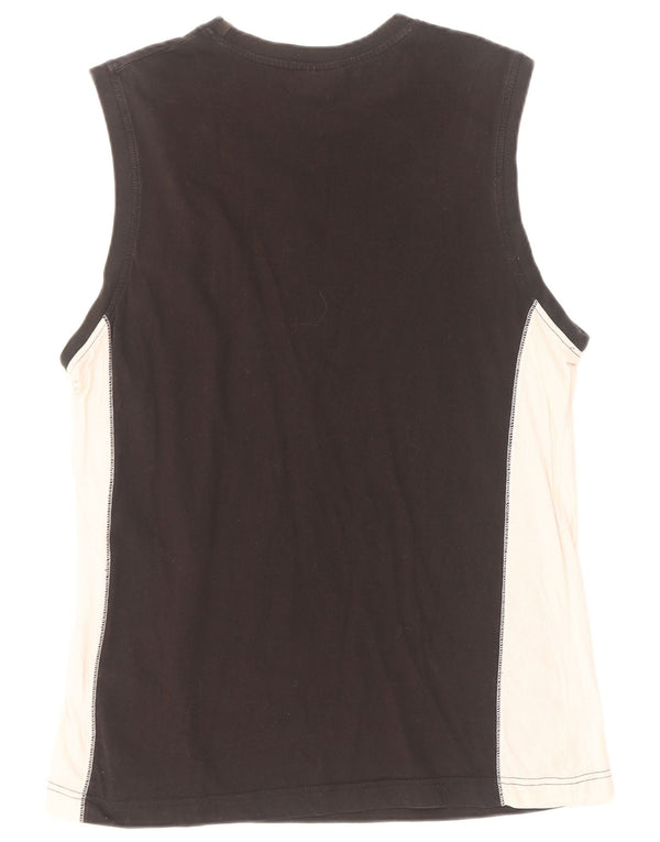 Kappa Herre Grafisk Vest Top XL Sort Colourblock Bomuld
