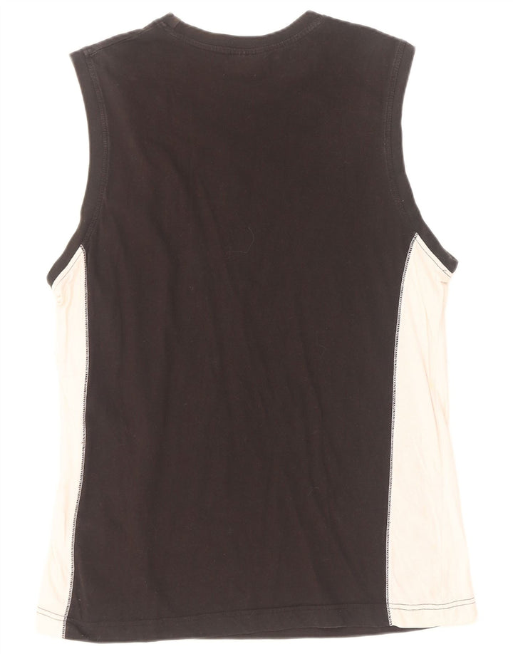 Kappa Herre Grafisk Vest Top XL Sort Colourblock Bomuld