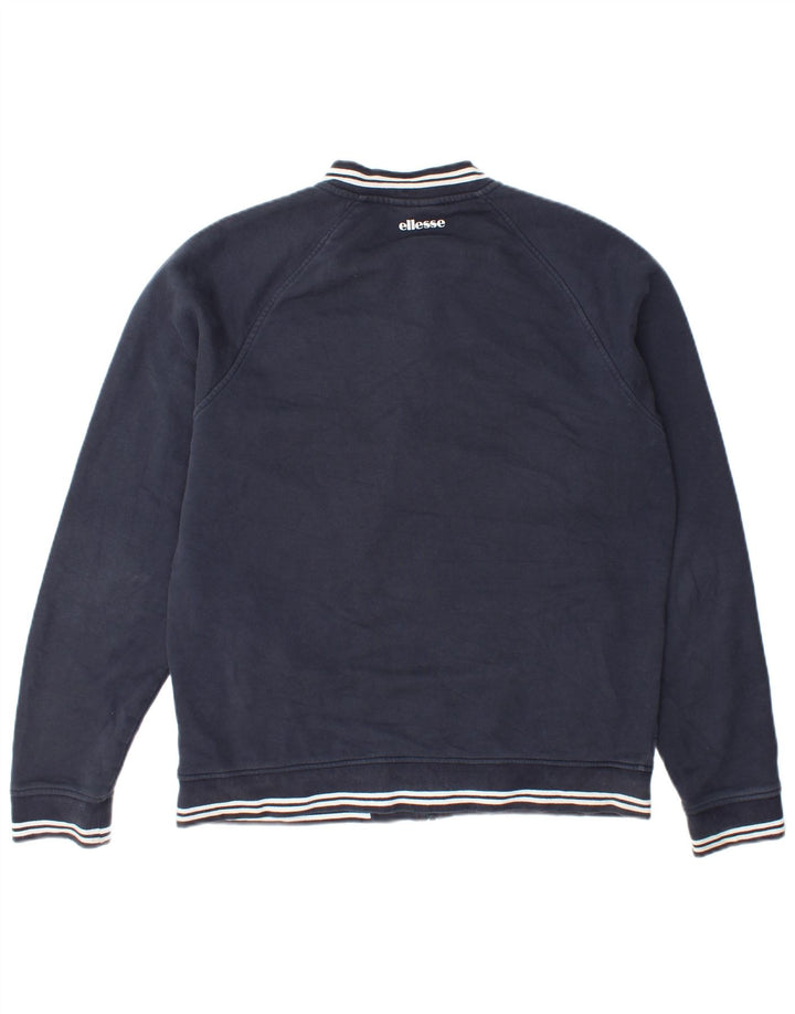 Ellesse Herre træningsdragt Topjakke XL Marineblå Colourblock Bomuld