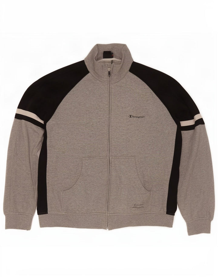 Champion Træningsdragt til mænd Topjakke XL Grå Colourblock Bomuld